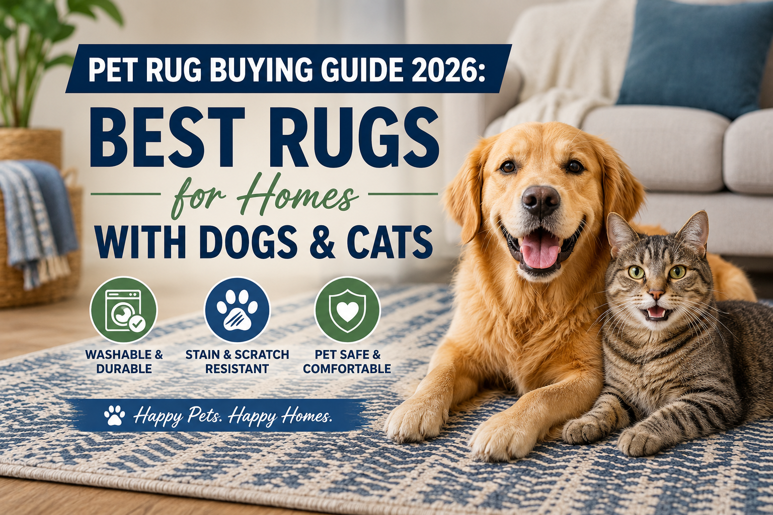 Best Rugs Buying Guide for Aging Pets