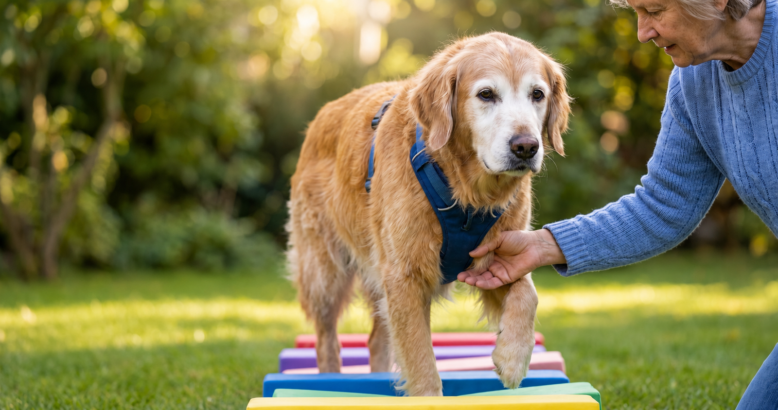 senior dog hind legs
