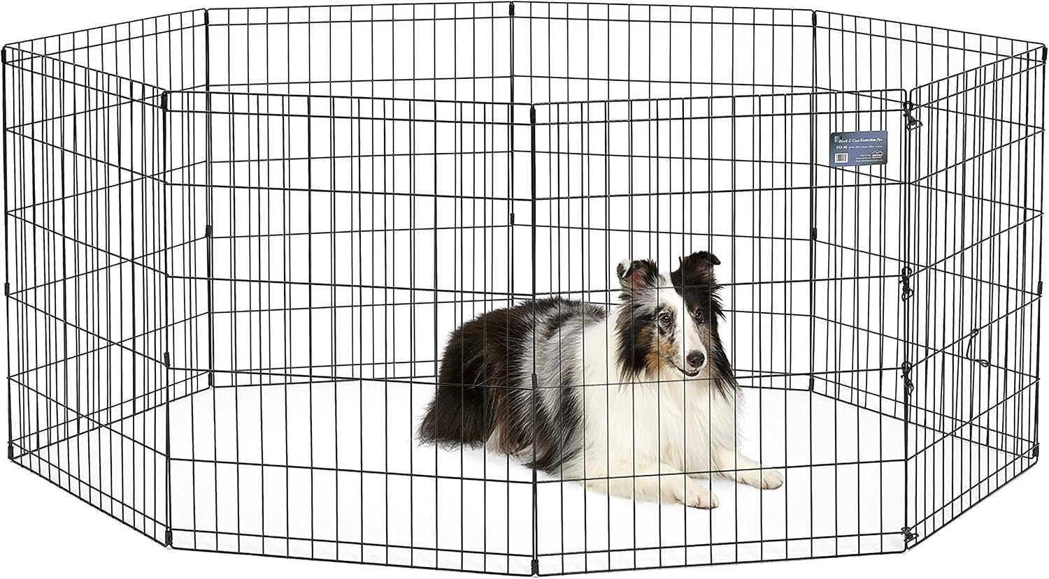 MidWest Homes for Pets 30-inch foldable metal exercise pen for senior rabbits